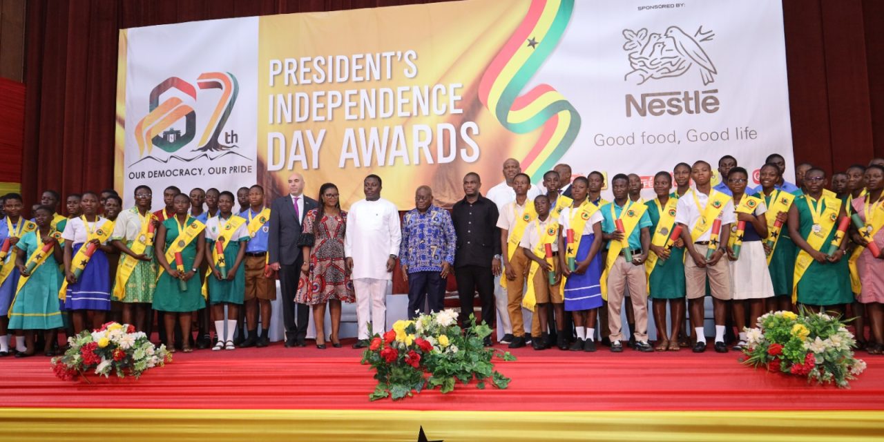 46 students honoured at the 2024 President’s Independence Day Awards