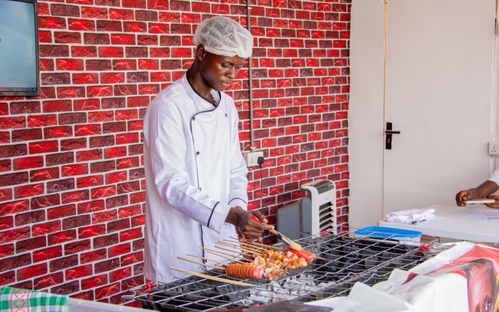 Nsobila Joel Kick-Starts His Attempt To Break GWR For Longest Kebab-A-Thon