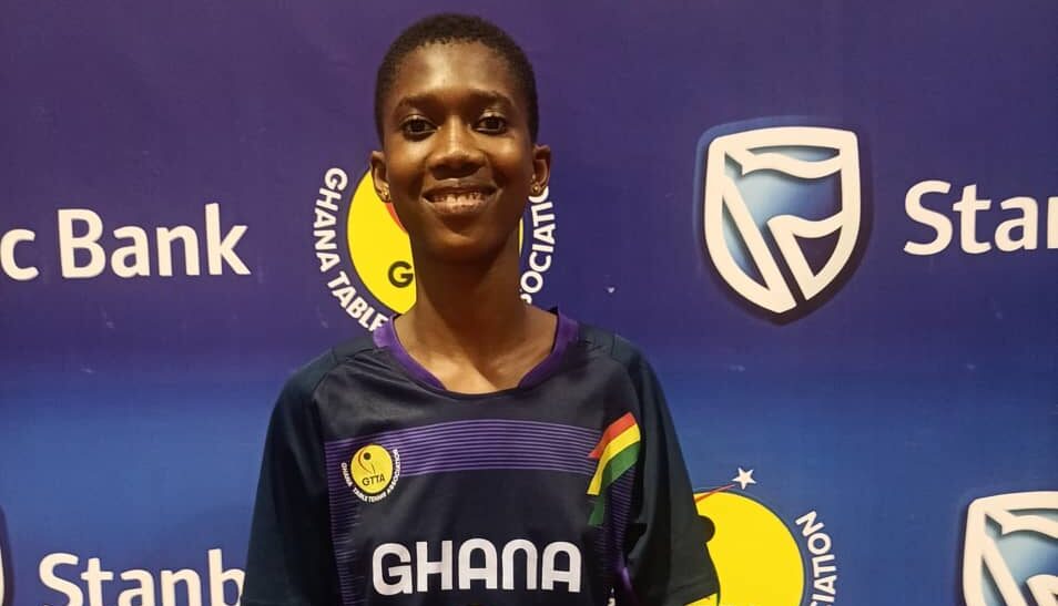 Ghana’s Table Tennis Sensation, Joanita Borteye, Shines at ITTF Africa Cup