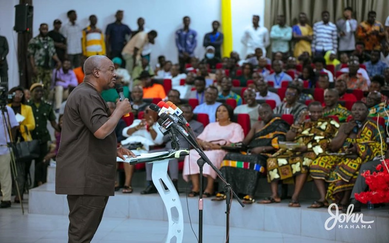 Mahama reveals how he will use AI to combat galamsey