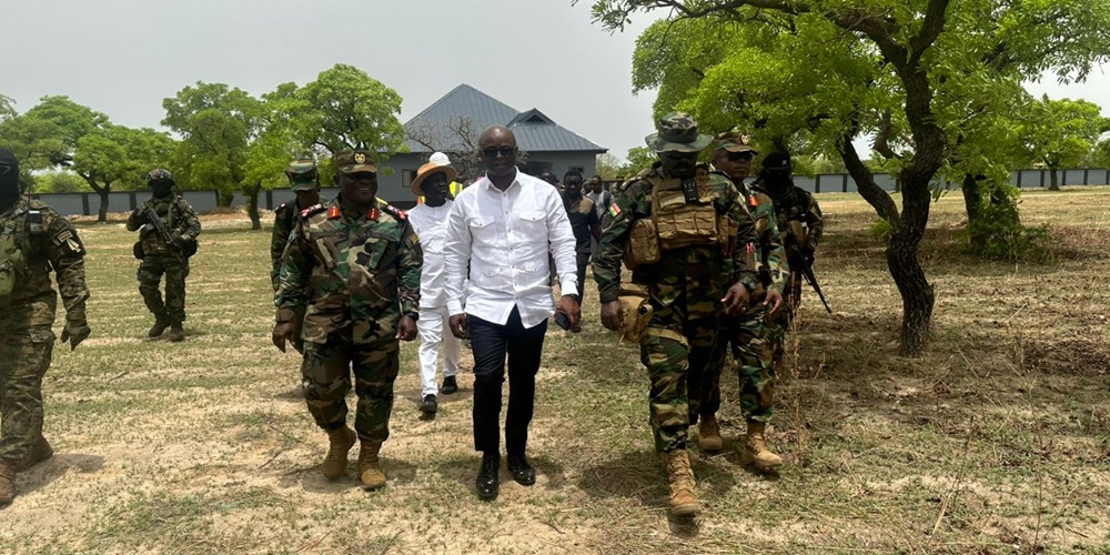 Security heads have emphasized the strategic importance of the Forward Operating Base in Sandema, Upper East Region, in the ongoing efforts to combat terrorism and safeguard Ghana’s borders.