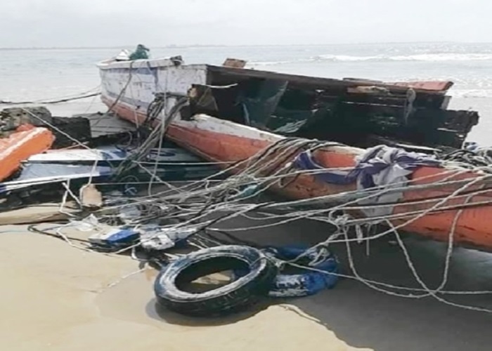 4 Crew members missing as inshore vessel sinks at Ada