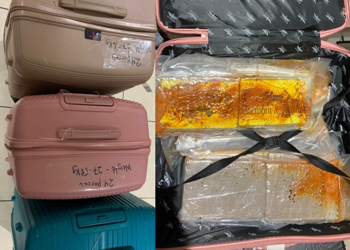 2 British drug barons arrested at KIA with $6.48m cocaine