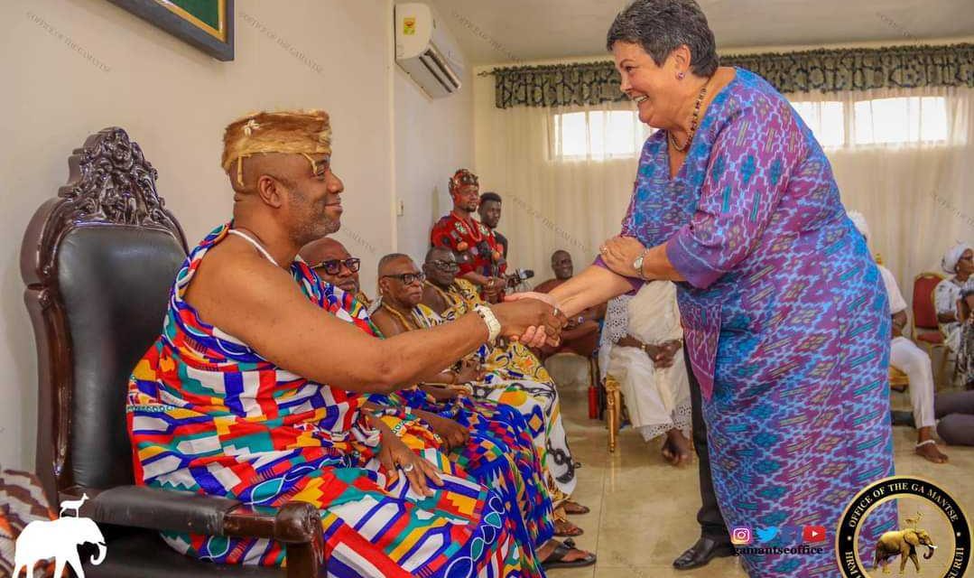 US Ambassador Applauds Ga Mantse
