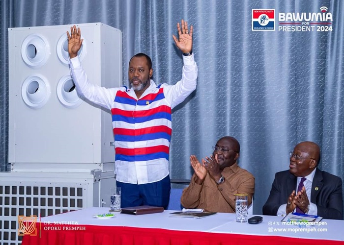 Dr prempeh pledges service, leadership and rallies NPP members to come on board