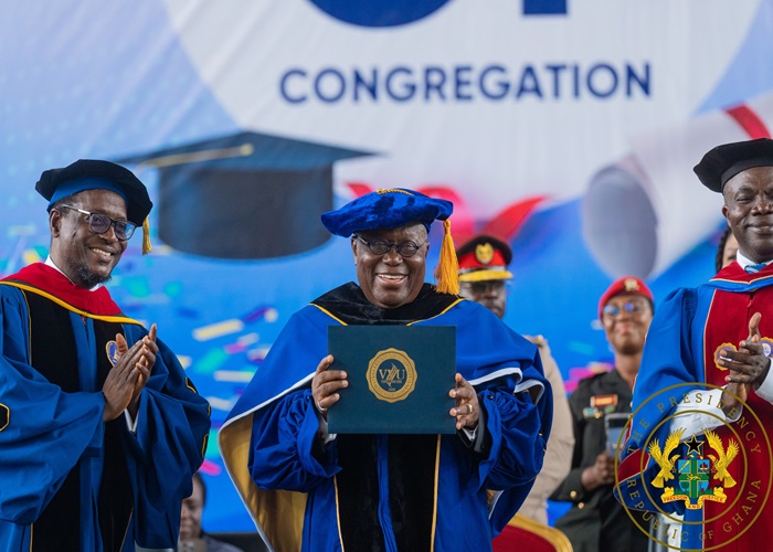 SDA honours President Akufo-Addo with Honorary Doctorate Degree