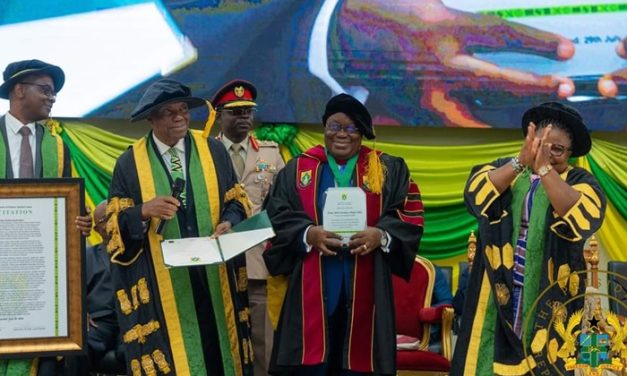 Akufo-Addo inaugurates $60m UHAS Phase II, Receives Honorary Doctorate Degree