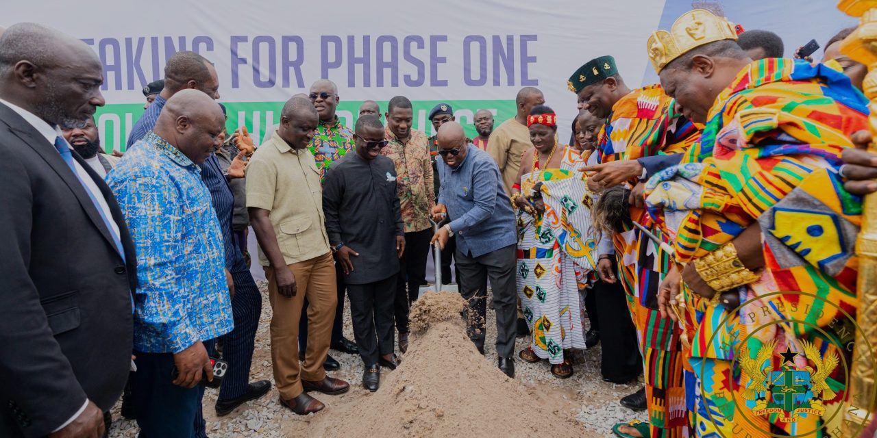 Nana Addo Cuts Sod For $60 Billion Petroleum Hub