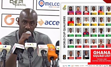 Otto Addo names 23-Man squad for Angola, Niger AFCON 2025 qualifiers