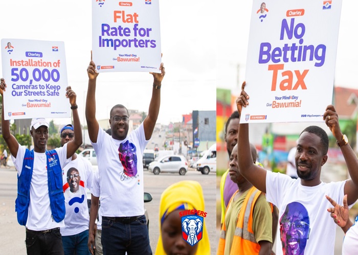 Awuku, Miracle lead street campaign of NPP Sweepers
