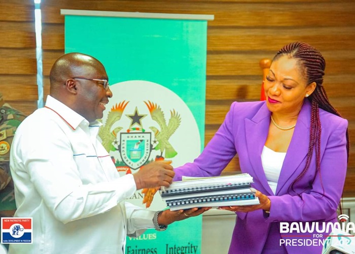 Bawumia files nomination forms; confident of victory