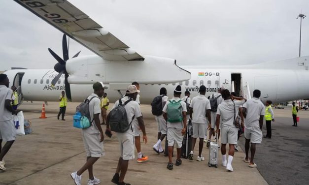 Black Stars arrive in Kumasi for Angola encounter
