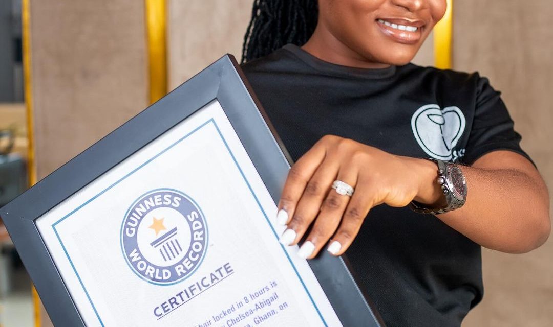 GWR: Ghanaian Hairstylist Wins The World’s Lock-a-thon Record
