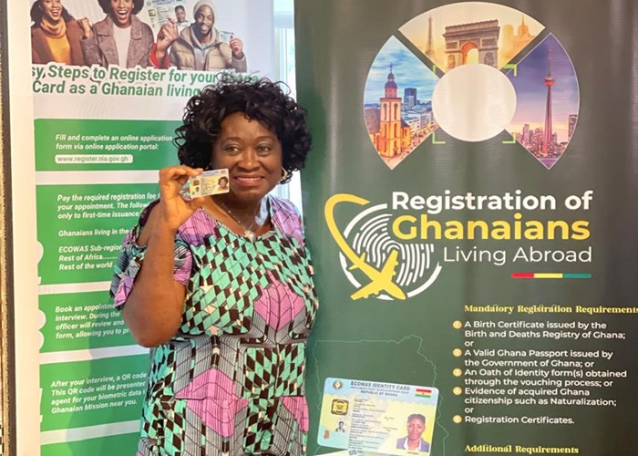 NIA issues Ghana Card to Ghanaians in Canada