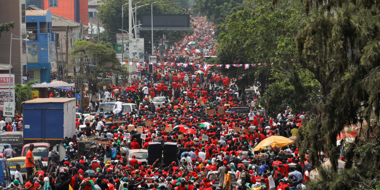 NDC Organizes Protests To Address Alleged Irregularities In The Voter Roll