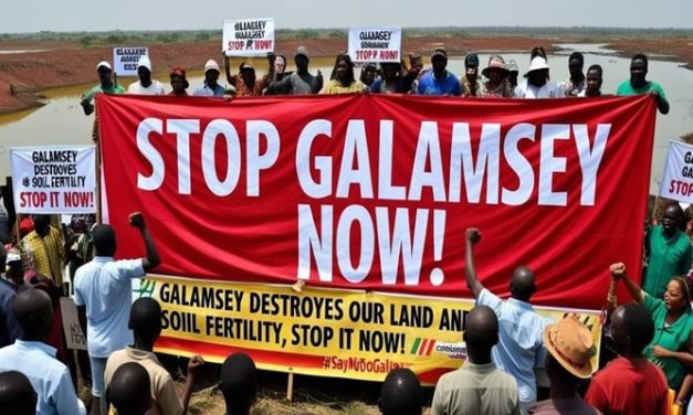 Police ensure security for concerned citizens against galamsey protest