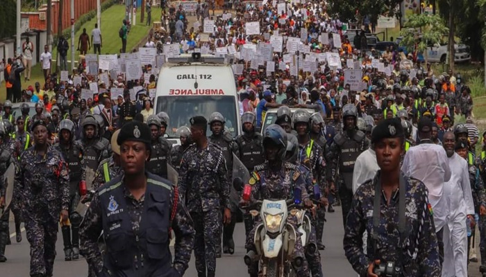 Caution against violent protests