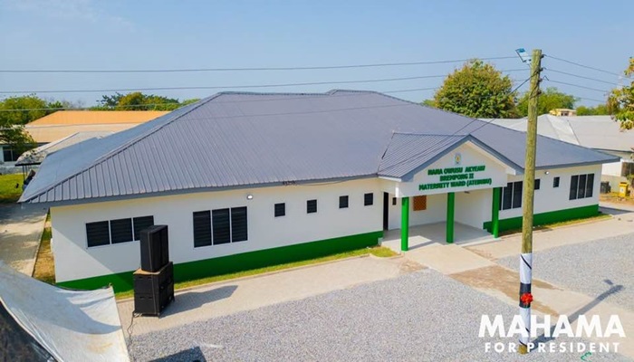 John Mahama builds maternity facility for Atebubu