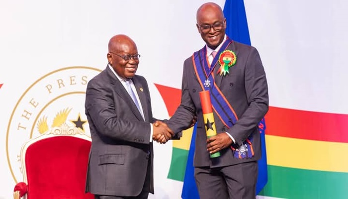 National Security Coordinator Edward Asomani receives Order of the Volta