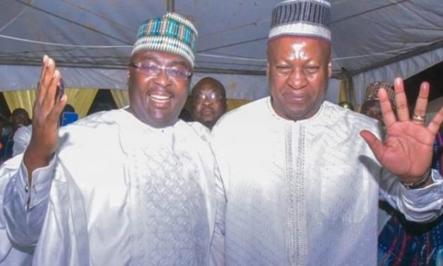 Mahama beats Bawumia by over 1.6m votes difference