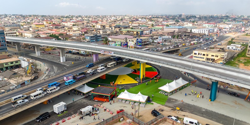 President Akufo-Addo inaugurates Phase II of Obetsebi-Lamptey Interchange in Accra