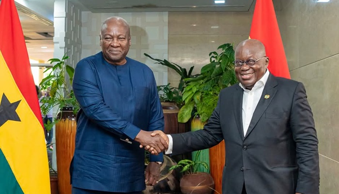 Transition: Akufo-Addo, Mahama hold constructive meeting