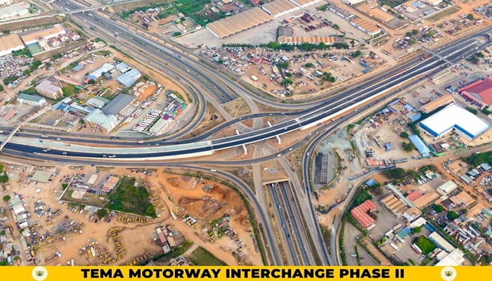 President Akufo-Addo inaugurates Phase II of Tema Motorway Interchange