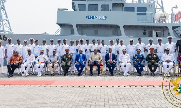 Ghana’s biggest Navy ship commissioned at Sekondi Naval Base