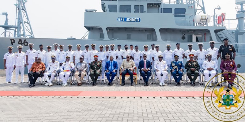 Ghana’s biggest Navy ship commissioned at Sekondi Naval Base