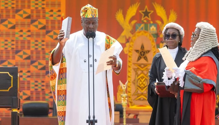 Mahama begins 2nd term, promises to restore stability, foster development