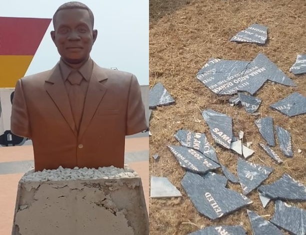NDC thugs locks up public offices in Koforidua, Tema while burst of Prof Mills is damaged