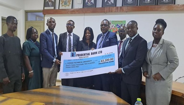 Prudential Bank donates GH₵83, 000 to AAMUSTED to facilitate teaching and learning
