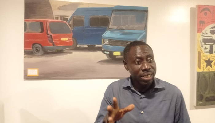 Caleb Otutu and Charles Paddy Sawyer showcase works at Accra City Hotel