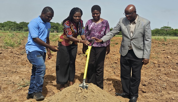 MTN Ghana cuts sod for GH₵3m Vegetable Training Centre at UG